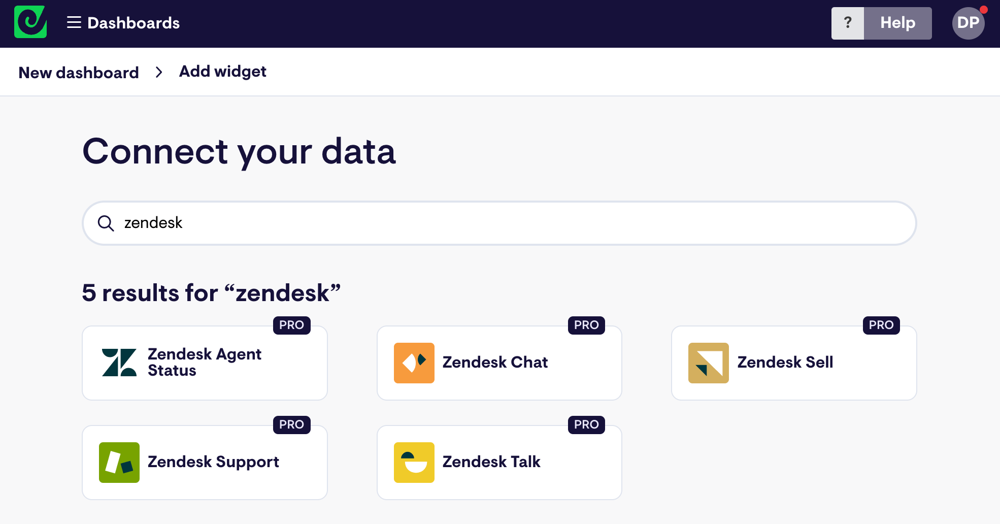 Connect Zendesk in Geckoboard