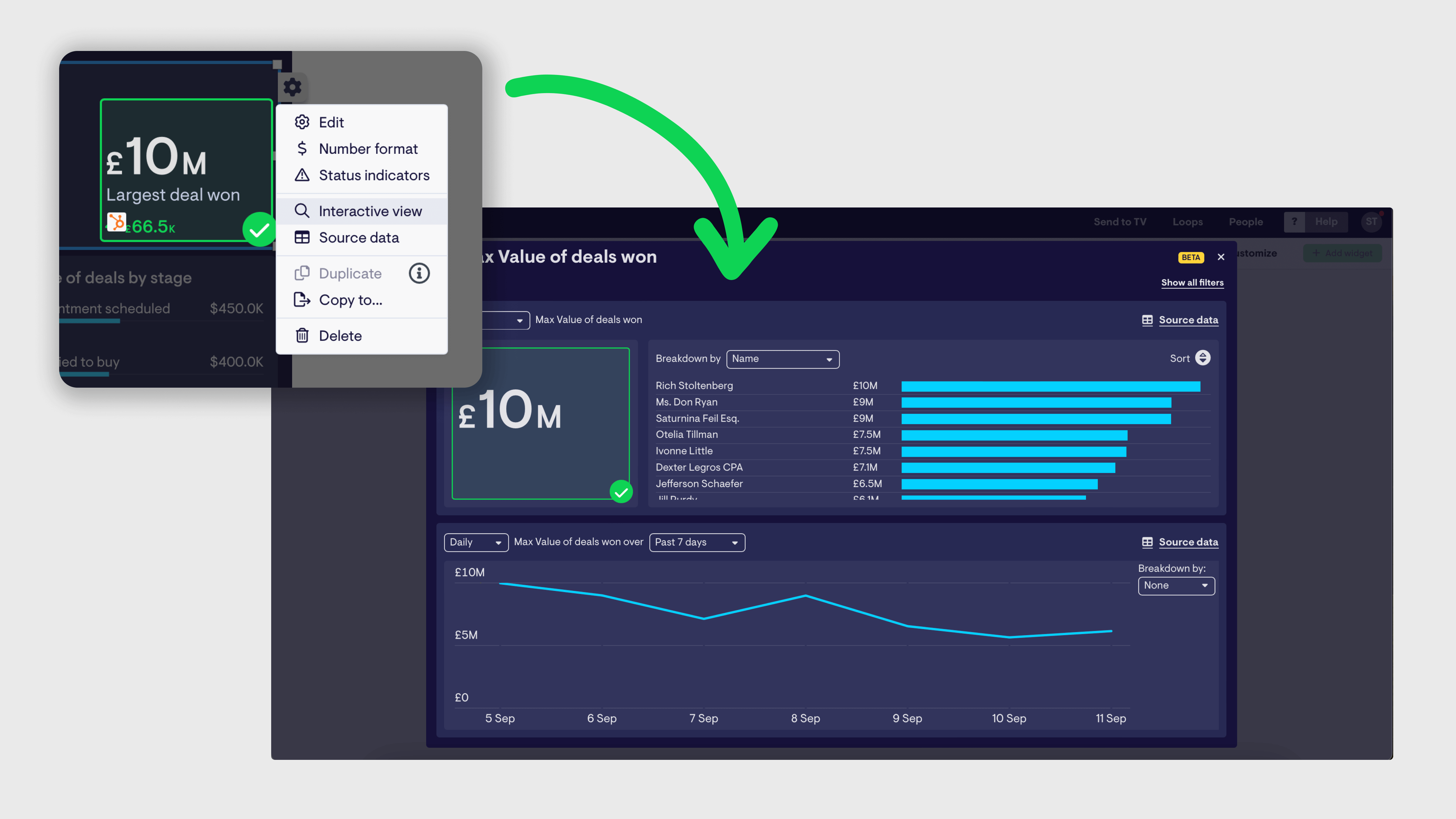 Quickly investigate changes in your data